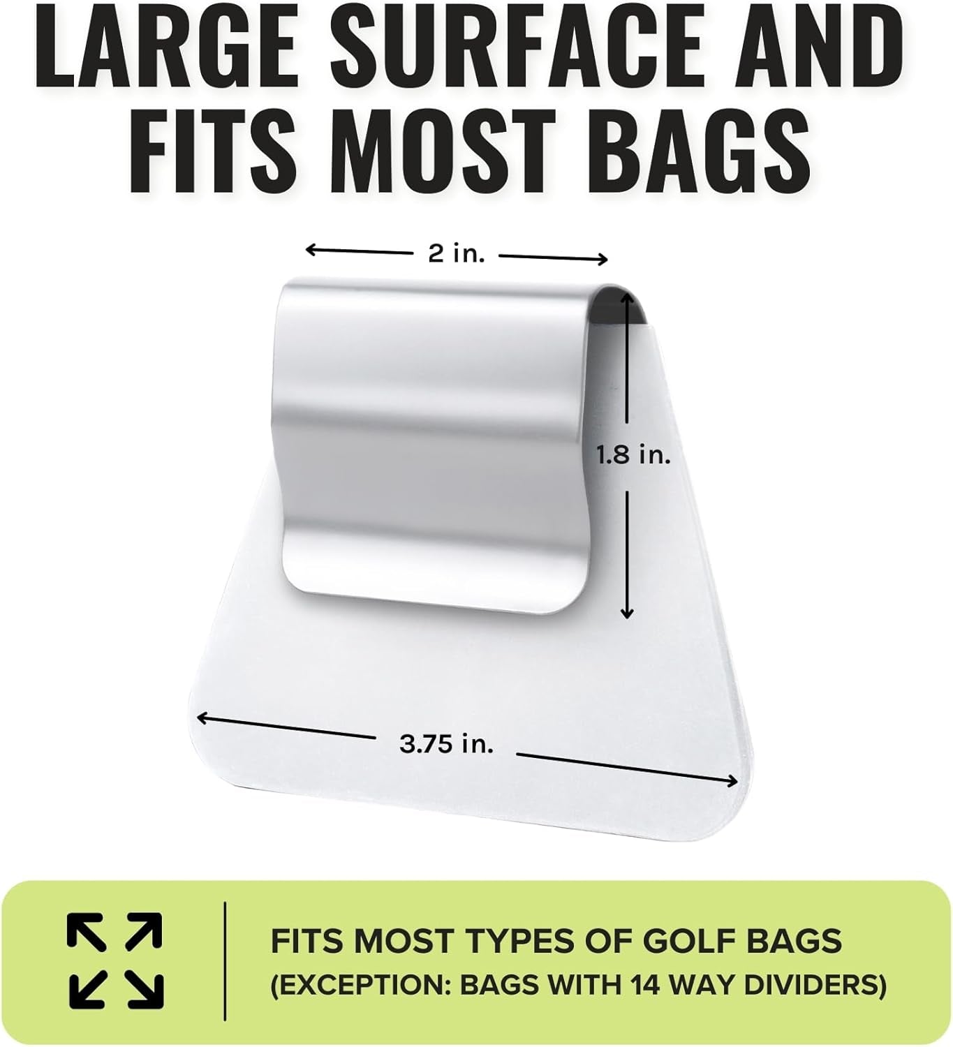 - Golf Steel Hub for Magnetic Accessories - Golf Bag Attachment for Magnetic Products - Easily Access Magnetic Golf Accessories from Your Golf Bag
