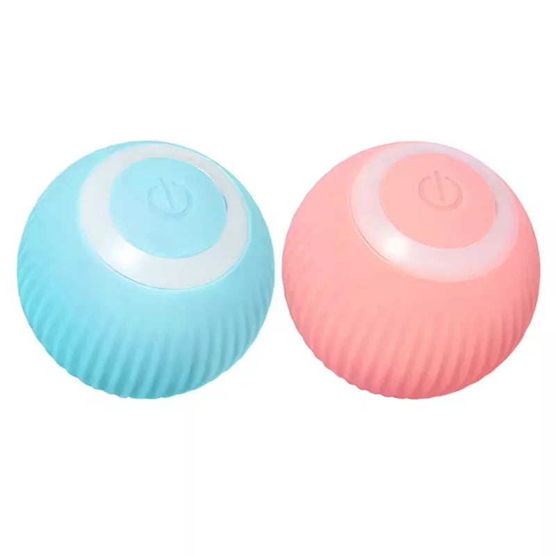 Automatic Electric Cat Ball Toy Interactive Rolling Smart Self-Moving Kitten Plaything for Indoor Cats Training and Fun