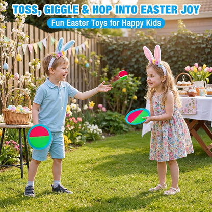 Toss and Catch Game Outdoor Toys for Kids Yard Beach Camping Toys Boys Ages 3 4 5 6 7 8 9 10 Year Olds Gifts (2 Paddles 2 Balls)