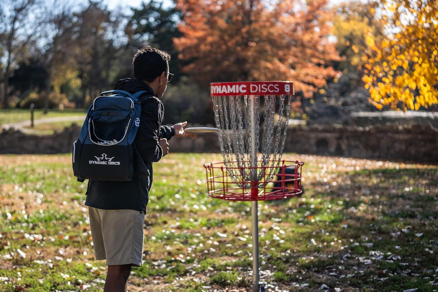 Trooper Disc Golf Backpack | Frisbee Disc Golf Bag with 18+ Disc Capacity | Introductory Disc Golf Backpack | Lightweight and Durable