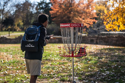 Trooper Disc Golf Backpack | Frisbee Disc Golf Bag with 18+ Disc Capacity | Introductory Disc Golf Backpack | Lightweight and Durable