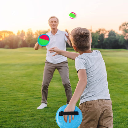 Toss and Catch Game Outdoor Toys for Kids Yard Beach Camping Toys Boys Ages 3 4 5 6 7 8 9 10 Year Olds Gifts (2 Paddles 2 Balls)